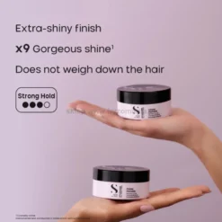 Alfaparf Semi Di Lino Style&Care Pomada nabłyszczająca do włosów, mocna utrwalenie 90ml