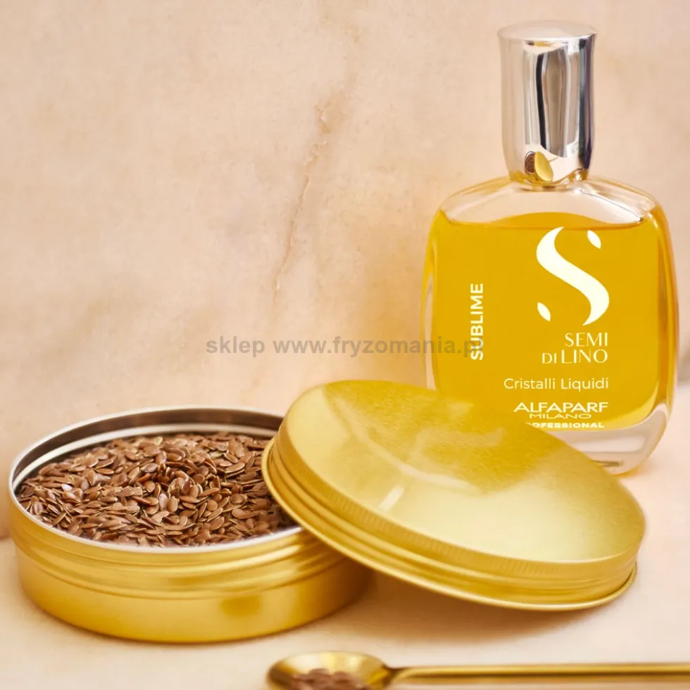 Alfaparf Semi Di Lino SUBLIME Cristalli Liquidi Serum rozświetlające do włosów 50ml