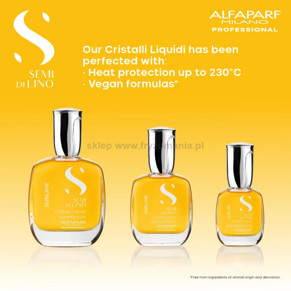 Alfaparf Semi Di Lino SUBLIME Cristalli Liquidi Serum rozświetlające do włosów 50ml