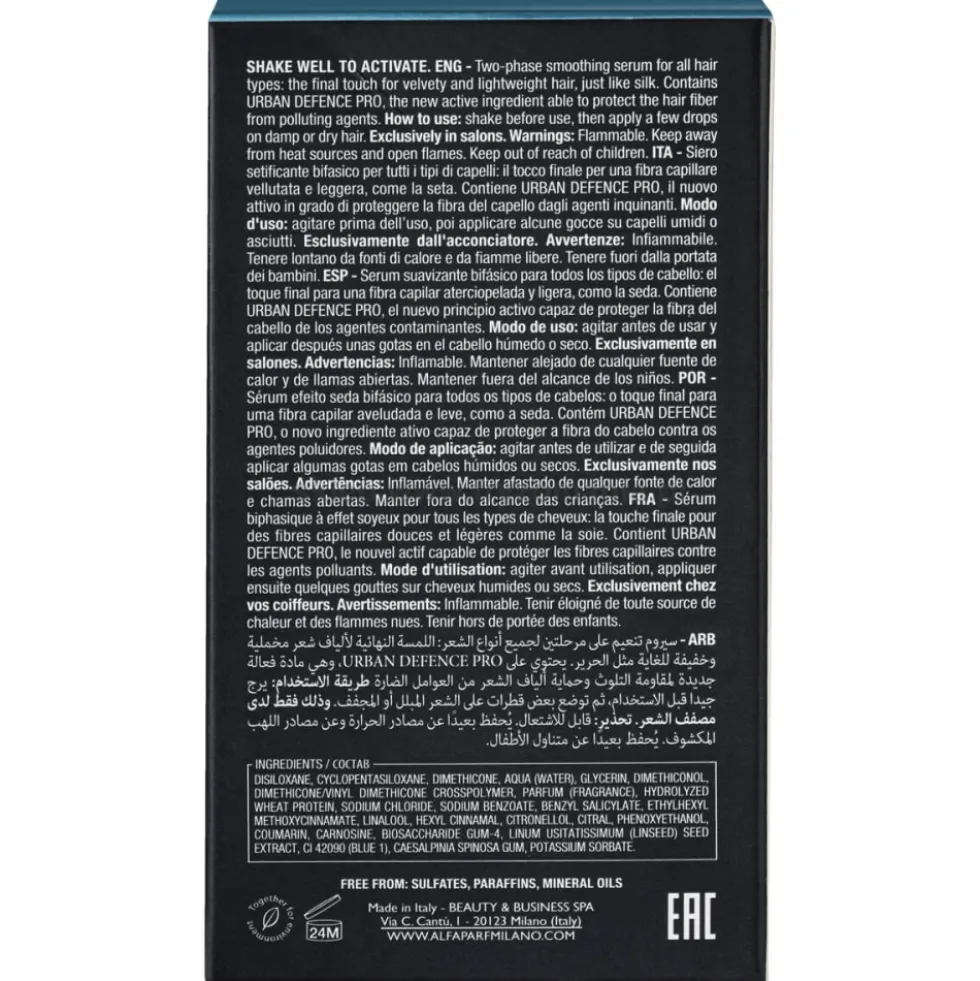 Alfaparf Semi Di Lino SUBLIME serum 2-fazowe do wszystkich rodzajów włosów 45ml