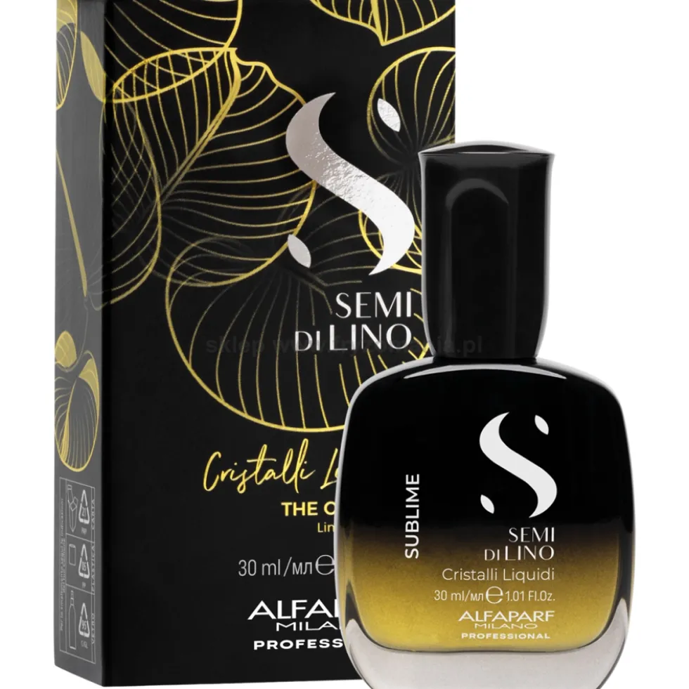 Alfaparf Semi Di Lino SUBLIME Cristalli Liquidi Limited Serum rozświetlające do włosów 30ml