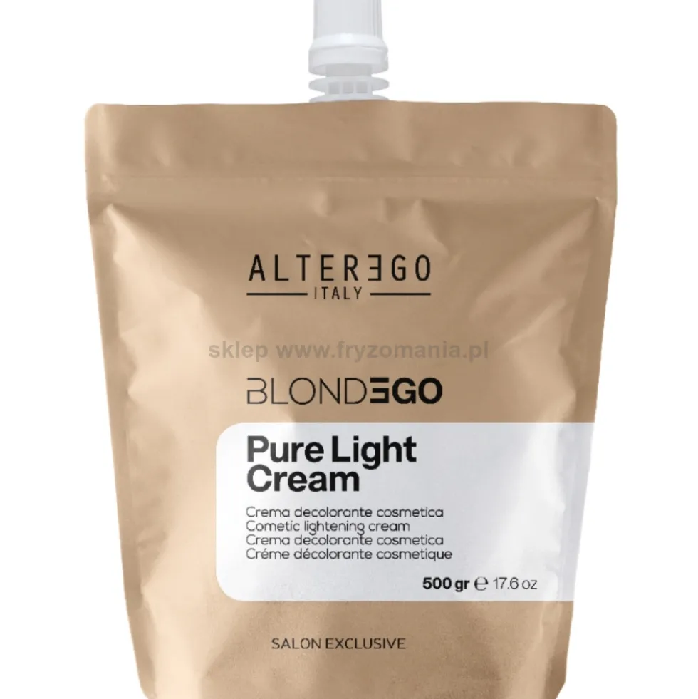 Alter Ego BlondEgo Pure Light Cream Rozjaśniacz do włosów w kremie 500g