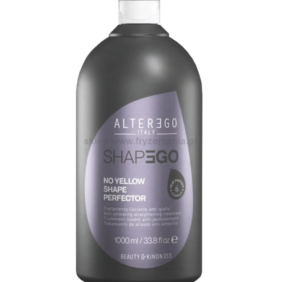 Alter Ego ShapEgo No-Yellow Shape Perfector Zabieg prostujący do włosów blond 1000ml