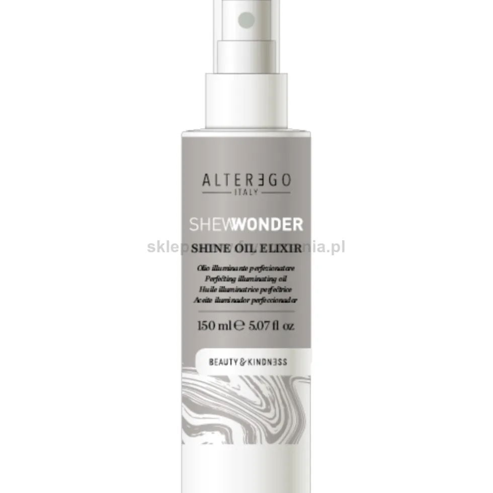 Alter Ego SheWonder Shine Oil Elixir Olejek rozświetlający do włosów 150ml