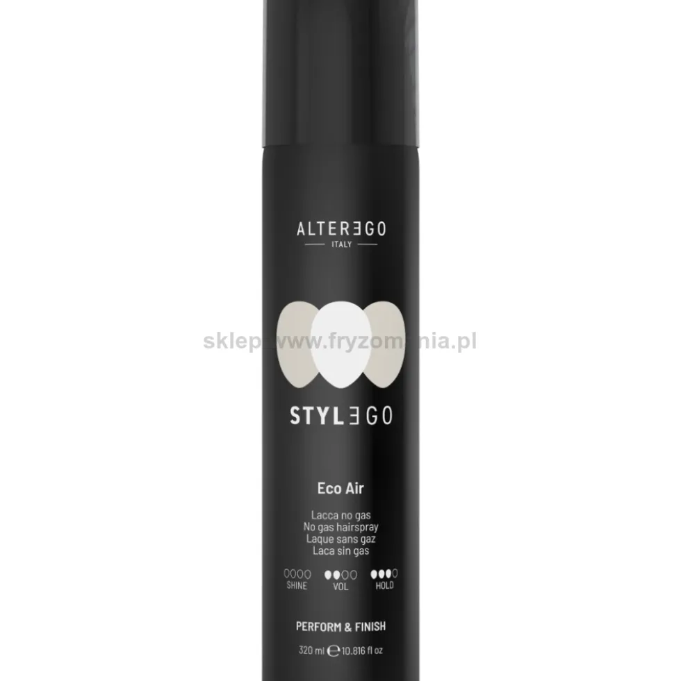 Alter Ego StylEgo Eco Air No Gas Lakier ekologiczny do stylizacji włosów 320ml