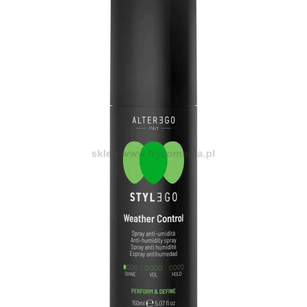 Alter Ego StylEgo Weather Control Spray chroniący włosy przed wilgocią i puszeniem 150ml