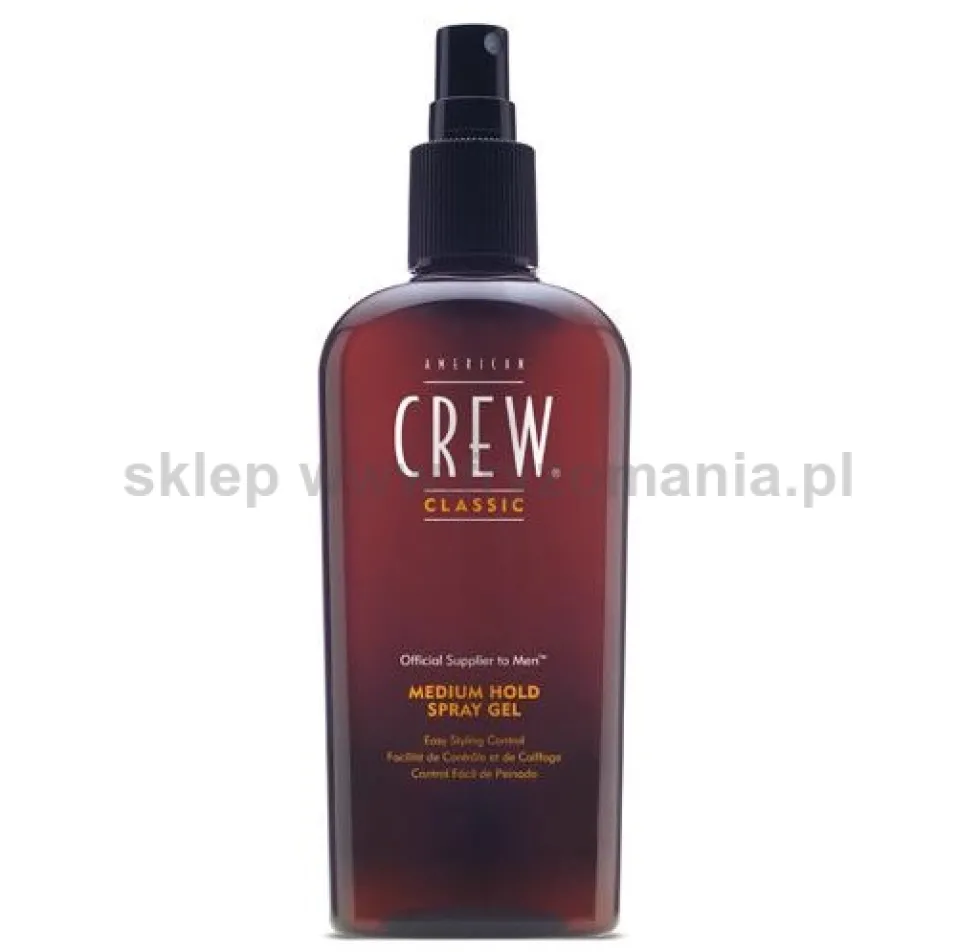 American Crew Classic Medium Hold Spray Gel żel do włosów średnio utrwalający 250ml