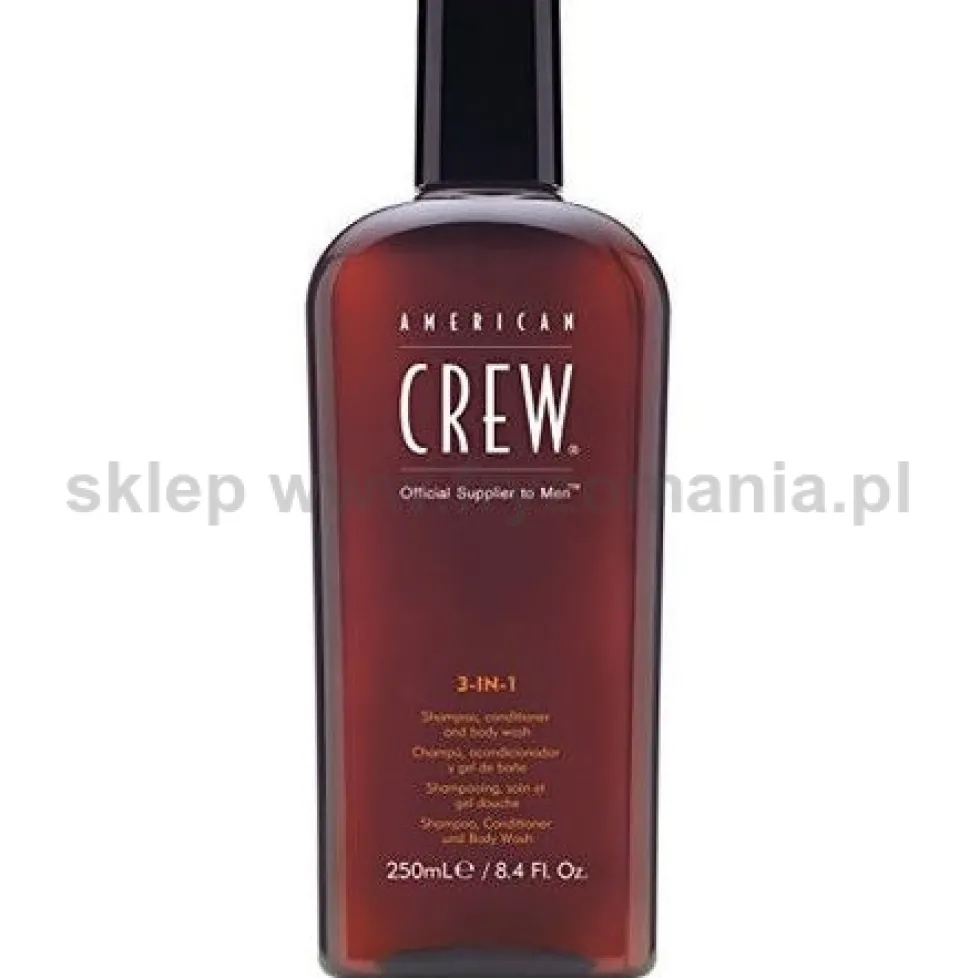 American Crew CL 3 in 1 szampon, odżywka i żel pod prysznic w jednym kosmetyku 250ml