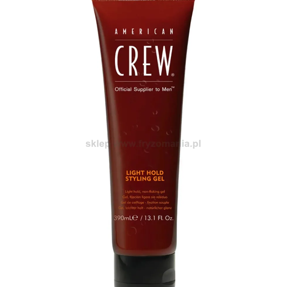 American Crew Light Hold Styling Żel do stylizacji włosów, lekkie utrwalenie 390ml