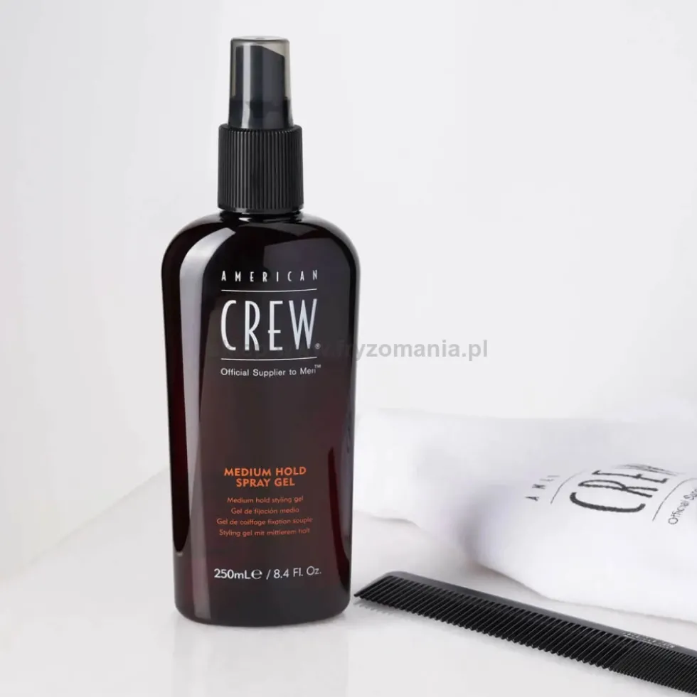 American Crew Medium Hold Spray do stylizacji włosów, średnie utrwalenie 200ml