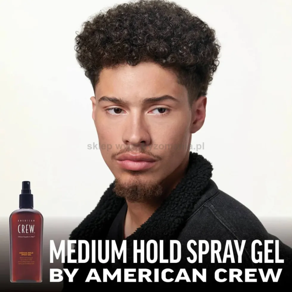 American Crew Medium Hold Spray do stylizacji włosów, średnie utrwalenie 200ml