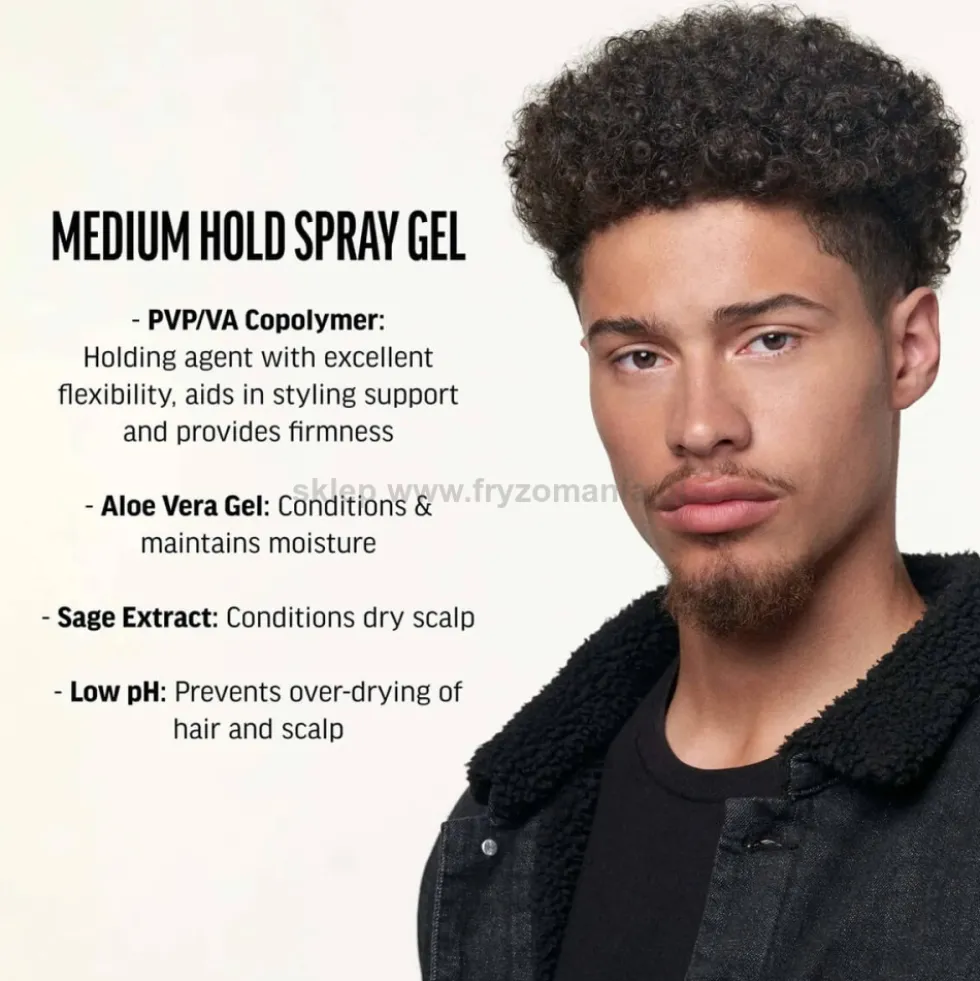 American Crew Medium Hold Spray do stylizacji włosów, średnie utrwalenie 200ml