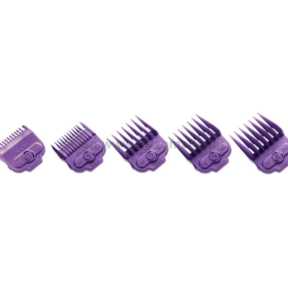 Andis Magnetic Comb Set S Nasadki do maszynki (magnetyczne), rozmiary 1,5mm, 3mm, 6mm, 10mm, 13mm