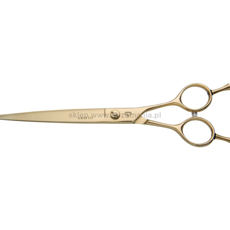 Aristo Diamond D3 Sato Classic Gold Nożyczki fryzjerskie z mikroząbkami 6.0", 6.5", 7.0"
