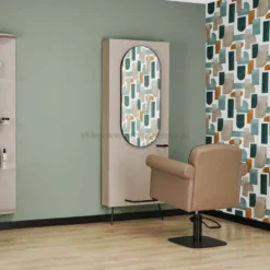 Ayala Art Deco Fotel fryzjerski na pompie hydraulicznej z możliwością wyboru podstawy