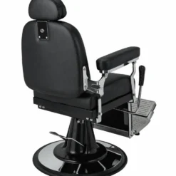 Ayala Barber Jazz Fotel barberski czarny matowy, dostępny w 48h