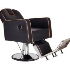 Ayala Holland Fotel barberski na pompie hydraulicznej, skaj gładki