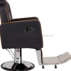Ayala Holland Fotel barberski na pompie hydraulicznej, skaj gładki