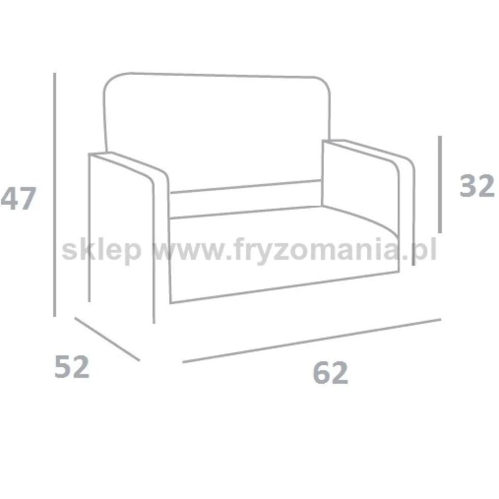Ayala LEA fotel do myjni fryzjerskiej