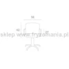Ayala Marea Fotel fryzjerski czarny, podstawa pięcioramienna + stopki dostępny w 48h