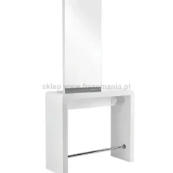 Ayala Reflection I Konsoleta fryzjerska z prostokątnym lustrem i oświetleniem LED