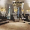 Ayala ROYAL Wyspa konsoleta fryzjerska, płyta laminowana