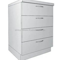 Ayala System Modułowy SDS 60 Labor fryzjerski - szafka dolna z szufladami 60cm, płyta połysk