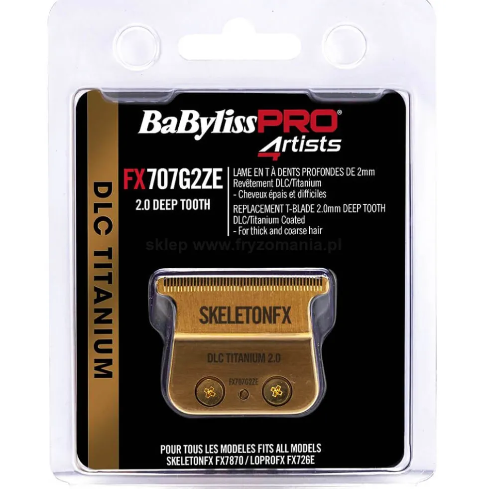 Babyliss Pro 4Artists FX707G2ZE Ostrze T-Blade 2.0mm do trymerów Skeleton FX7870 i LO-PROFX