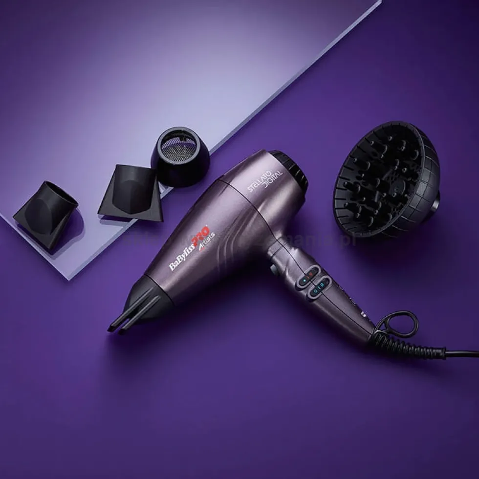 Babyliss Pro 4Artists Stellato Digital Cyfrowa Suszarka do włosów 2400W (BAB7500IE)