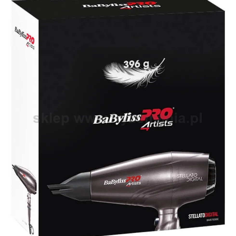 Babyliss Pro 4Artists Stellato Digital Cyfrowa Suszarka do włosów 2400W (BAB7500IE)