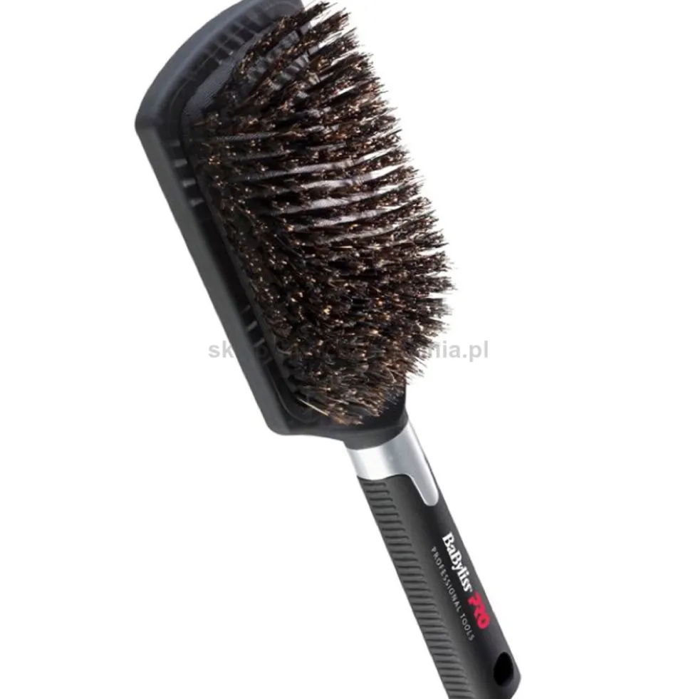 BaByliss Pro BABBB1E Szczotka płaska pneumatyczna z naturalnym włosiem dzika