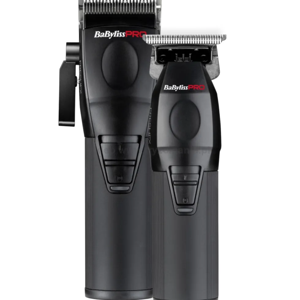 BaByliss Pro Fresh FX - zestaw maszynka i trymer do włosów, bezprzewodowy FX76E/FX86E