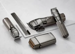 Babyliss Pro Gunsteel M3843E Grzebień fryzjerski metalowy, srebrny