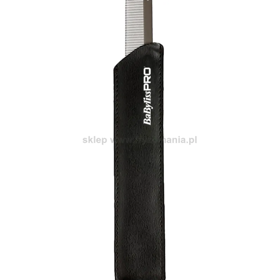 Babyliss Pro Gunsteel M3843E Grzebień fryzjerski metalowy, srebrny