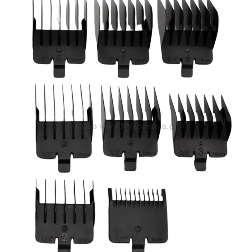BaByliss PRO Nakładki dostępne w rozmiarach 3, 10, 13, 16, 19, 22, 25mm do maszynki FX811E