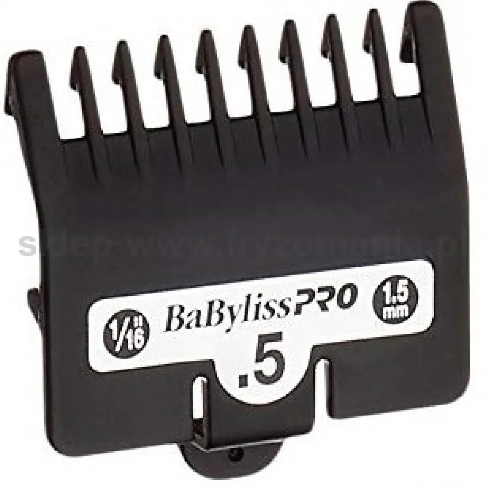 BaByliss Pro Nasadki do maszynki FX880E, rozmiary: 1.5, 3, 4.8, 6, 10, 13, 16, 19mm