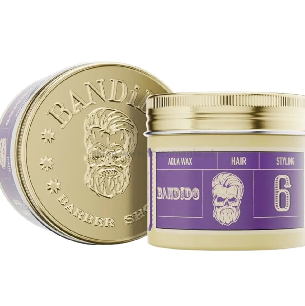 Bandido Aqua Wax 6 Medium Wosk do stylizacji włosów o średnim chwycie dla mężczyzn 125ml