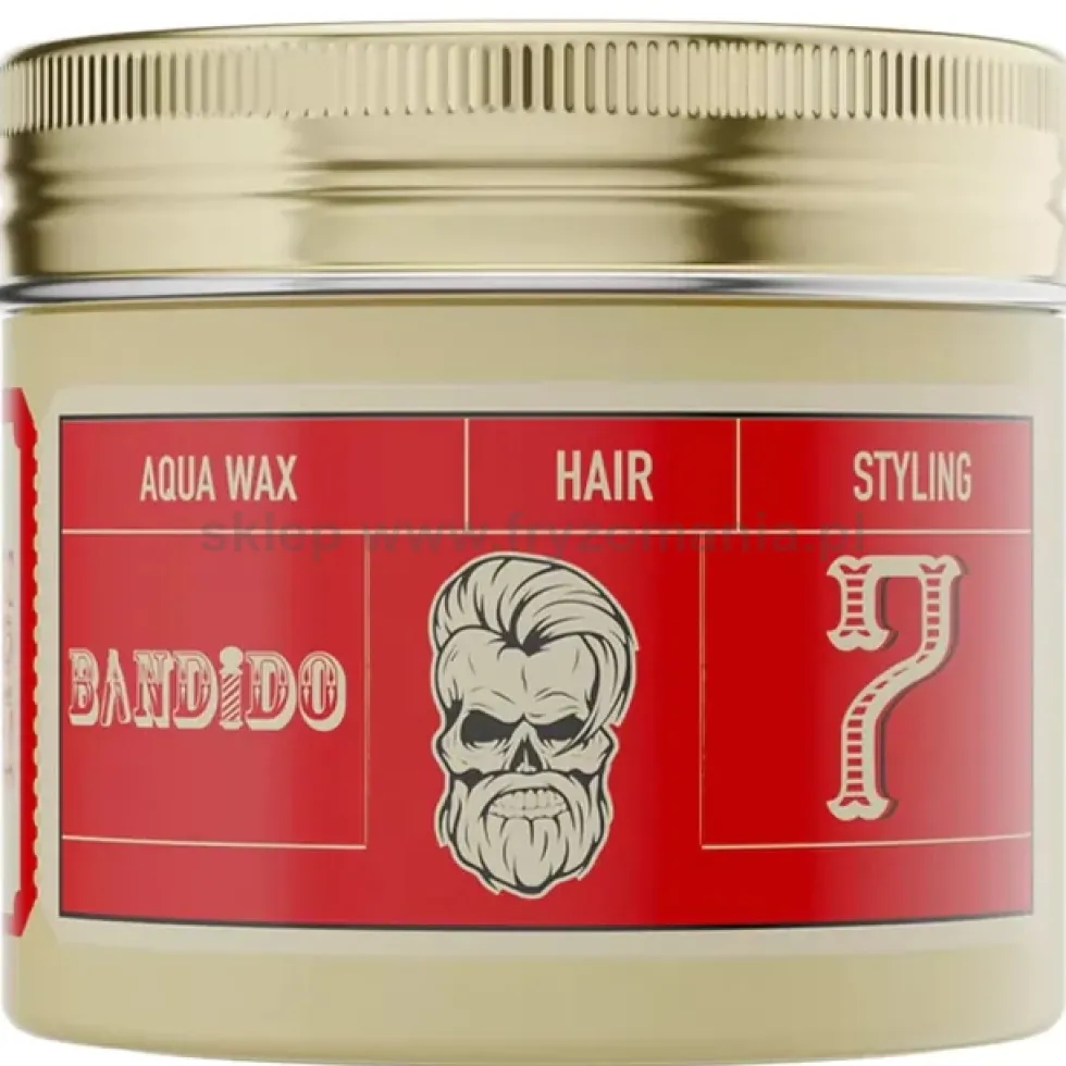 Bandido Aqua Wax 7 Strong Wosk do stylizacji włosów o mocnym chwycie dla mężczyzn 125ml
