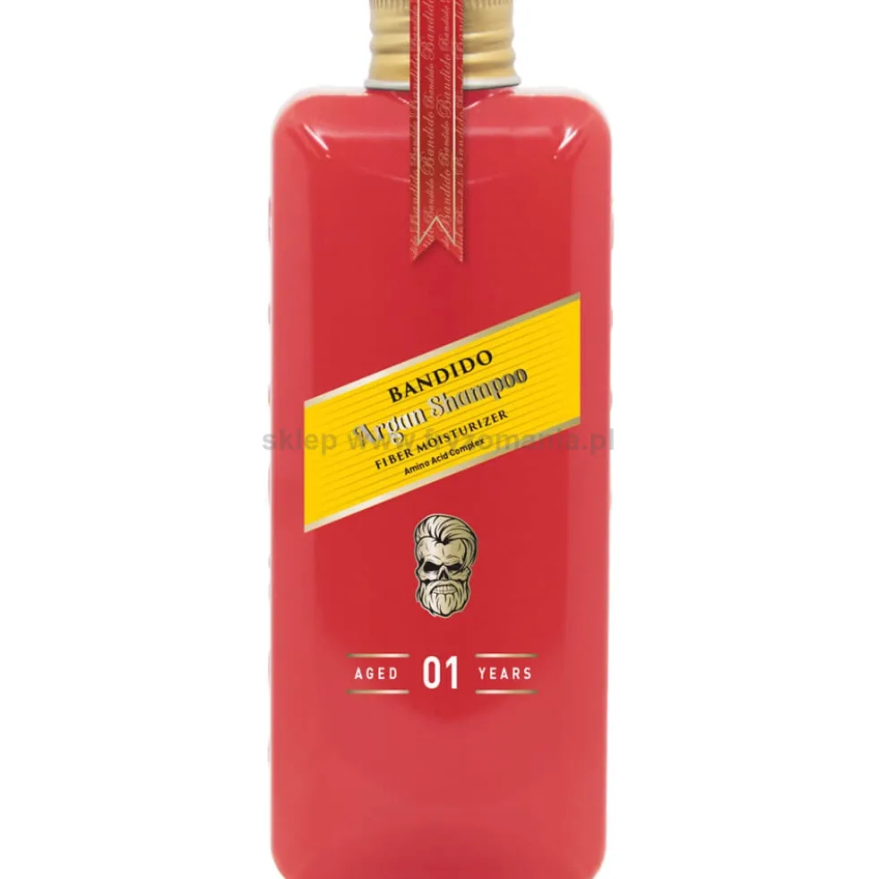 Bandido Argan Fiber Moisturizer Szampon nawilżający włosy dla mężczyzn 350ml