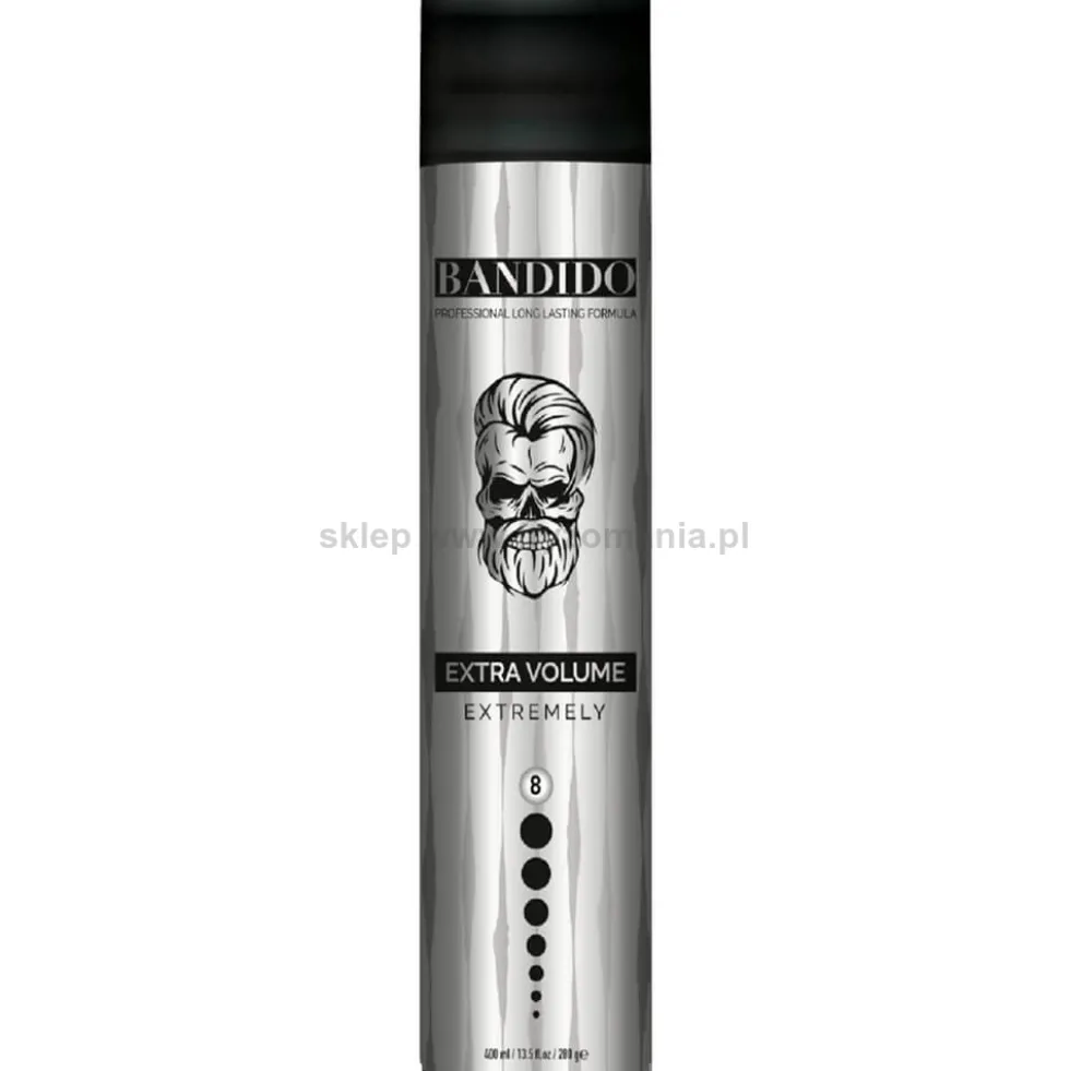 Bandido Extremely Extra Volume Silver Lakier do włosów extra mocny dla mężczyzn 400ml