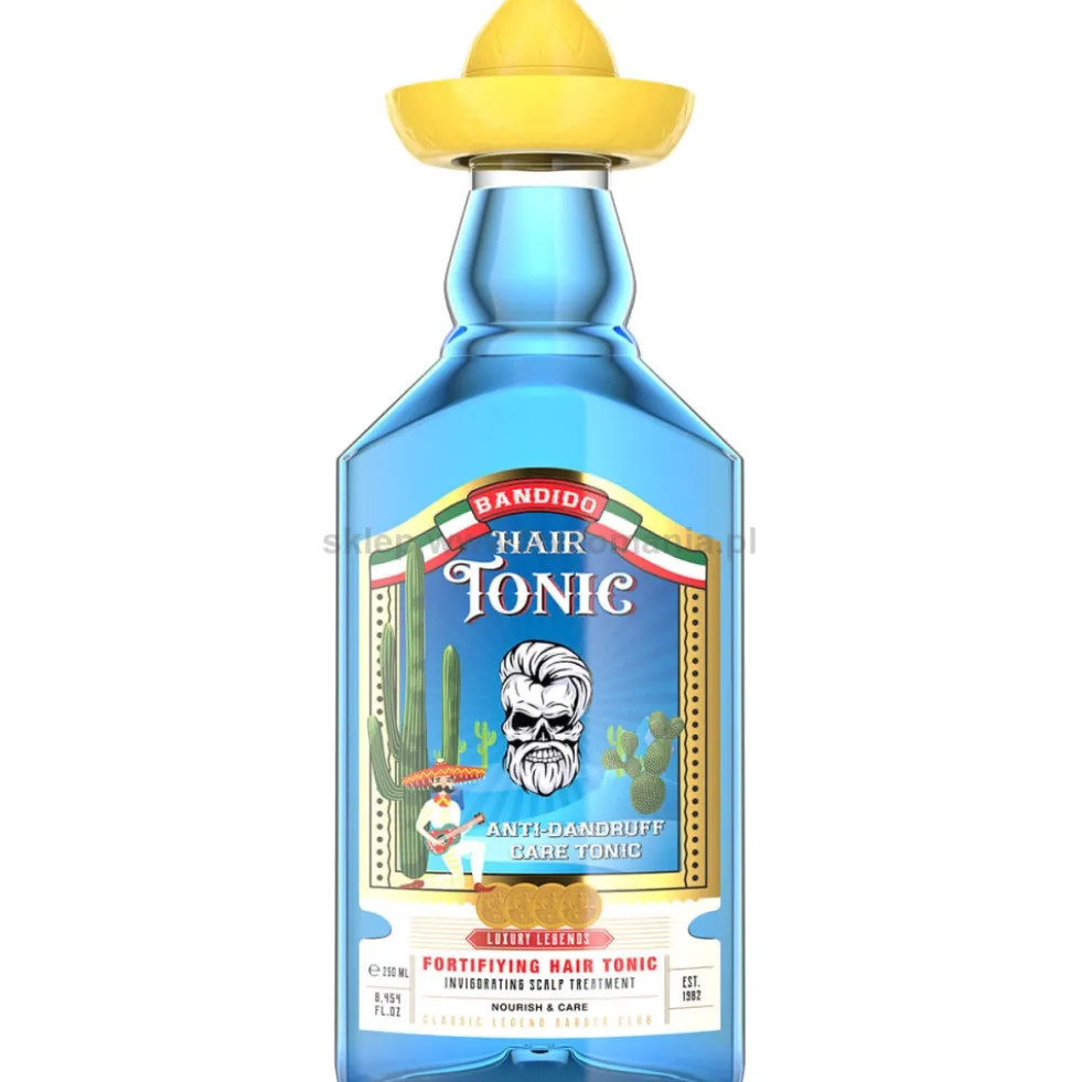 Bandido Hair Tonic Anti-Dandruff Tonik przeciwłupieżowy do włosów dla mężczyzn 250ml