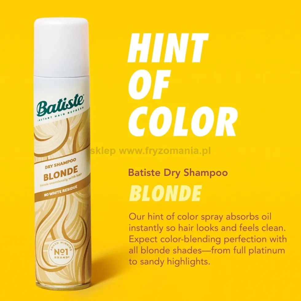 Batiste Blonde Suchy szampon do włosów dla blondynek 200ml