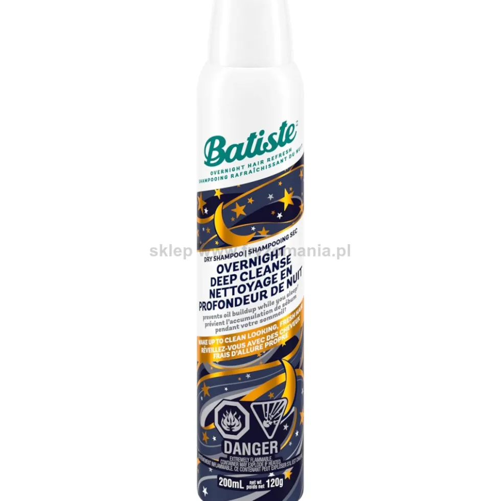 Batiste Overnight Deep Cleanse Suchy szampon do włosów na noc 200ml