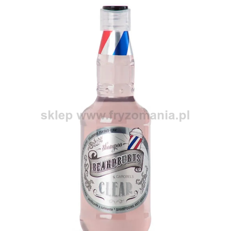 Beardburys Clear Szampon oczyszczający z imbirem i tymiankiem do włosów 330ml