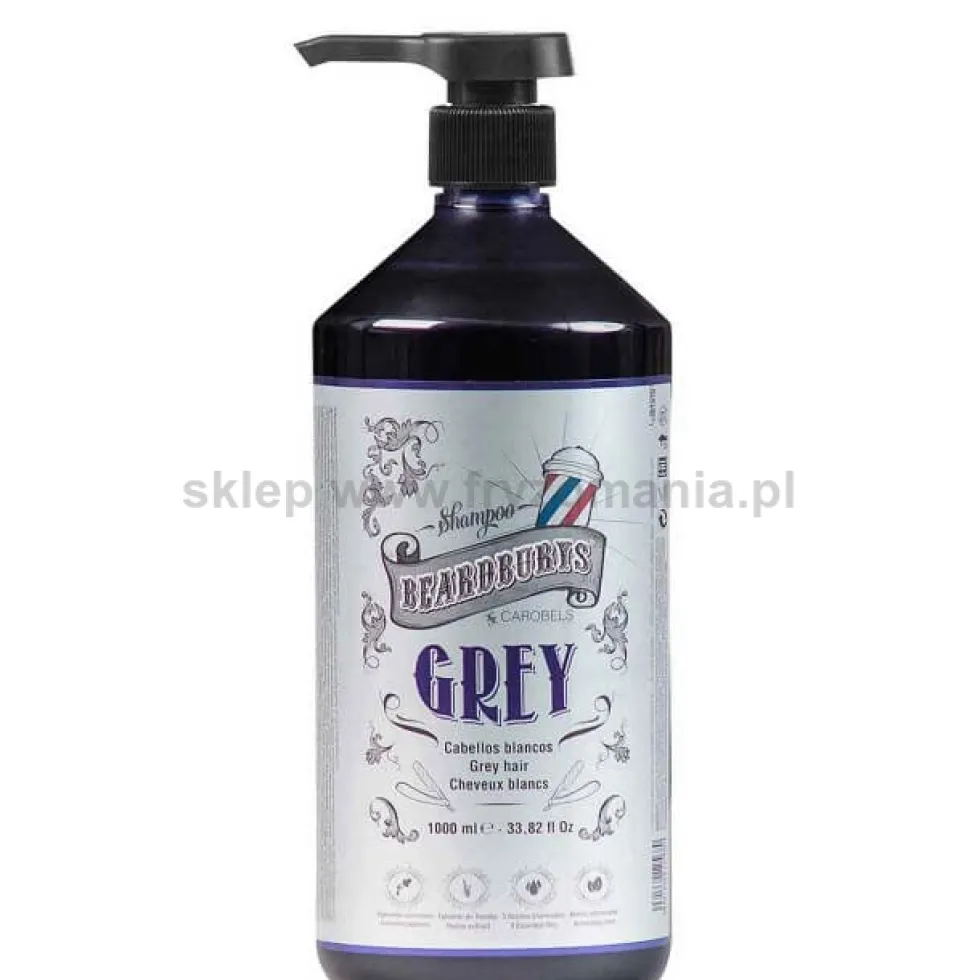 Beardburys Grey Szampon do włosów siwych i szpakowatych 1000ml