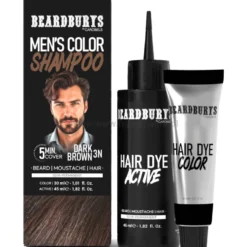 Beardburys Szampon koloryzujący do włosów, brody i wąsów, bez amoniaku i parabenów 30ml + 45ml