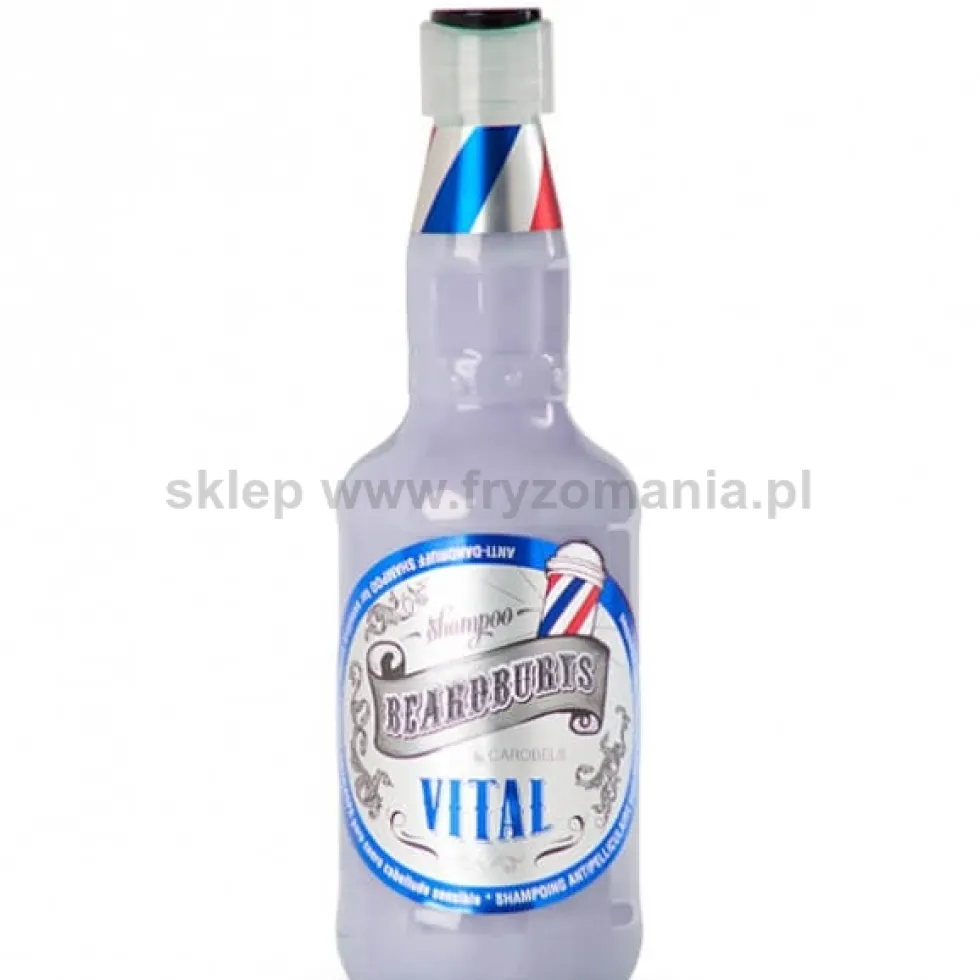 Beardburys Vital Szampon przeciwłupieżowy do wrażliwej skóry głowy z efektem peelingu 330ml