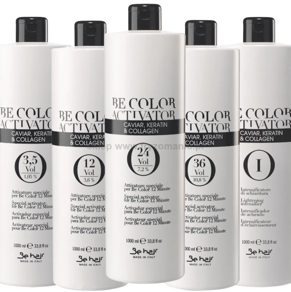 Be Hair Be Color Oksydant do farb 1,05%, 3,6%, 7,2%, 10,8%, 12% 1000ml