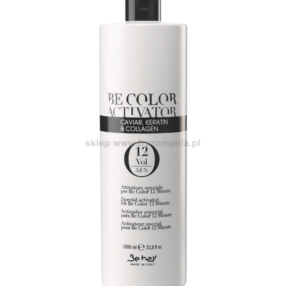 Be Hair Be Color Oksydant do farb 1,05%, 3,6%, 7,2%, 10,8%, 12% 1000ml