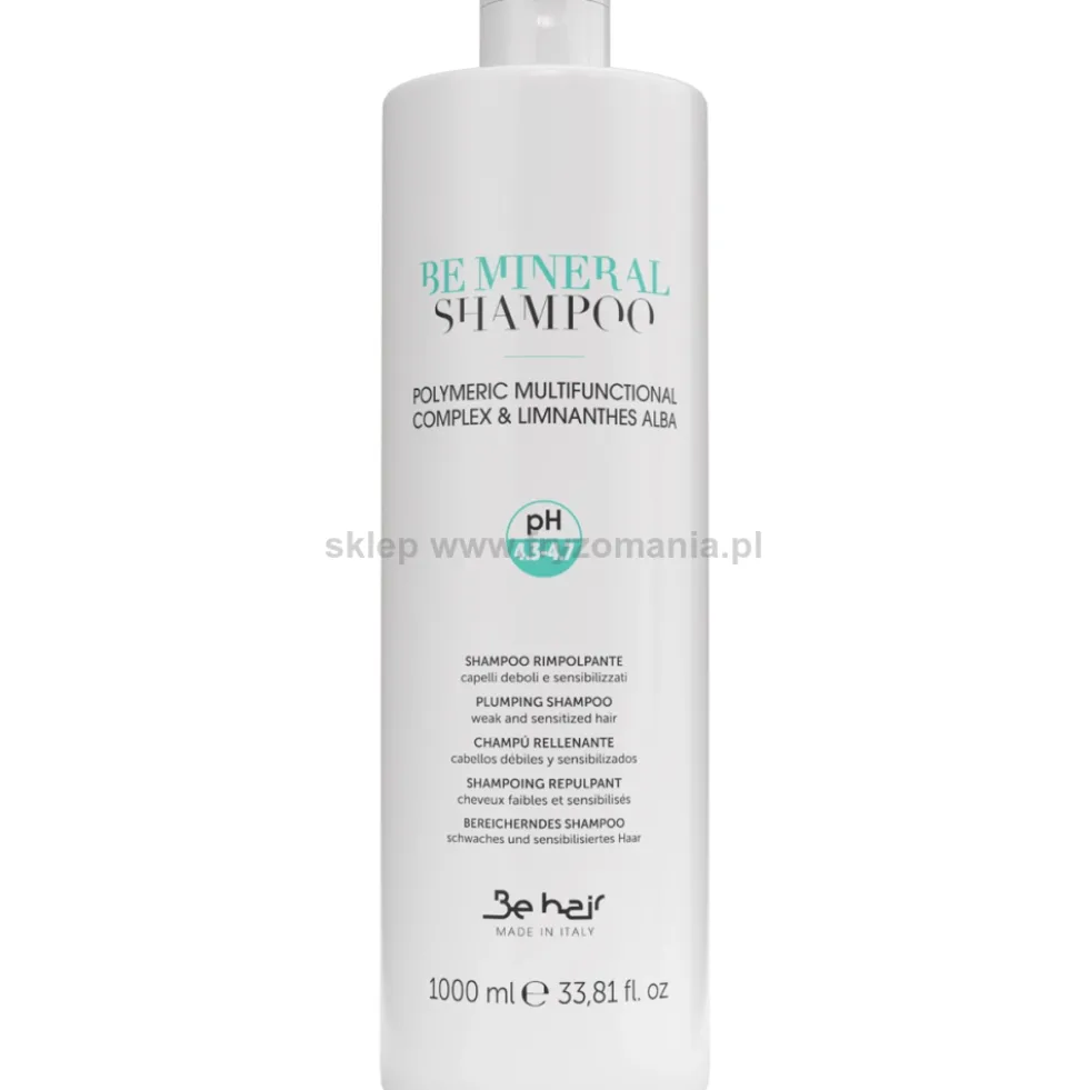 Be Hair Be Mineral Szampon mineralny do włosów 1000ml